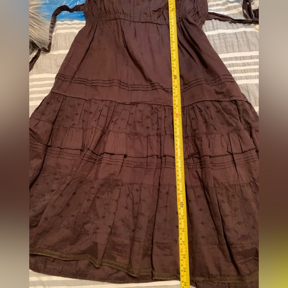 Brown Strapless Dress - Picture 3 of 4